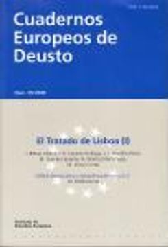 portada Cuadernos europeos de Deusto Núm. 39/2008: El tratado de Lisboa (I)