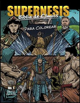 portada Supernesis Biblia de Cómics: Libro Para Colorear