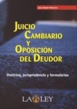 portada juicio cambiario y oposicion del deudor (in Spanish)