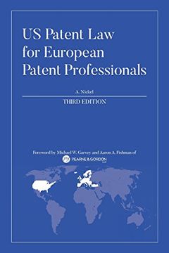 portada Us Patent law for European Patent Professionals: Third Edition (en Inglés)
