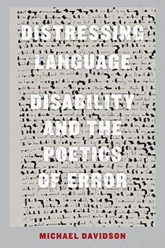 portada Distressing Language: Disability and the Poetics of Error (Crip) 