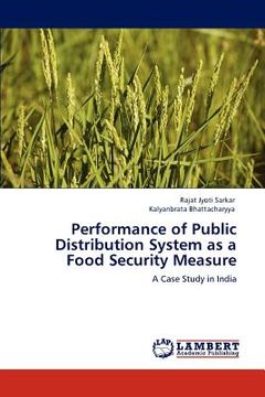 portada performance of public distribution system as a food security measure (en Inglés)