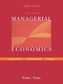 portada managerial economics, study guide: analysis, problems, cases (en Inglés)