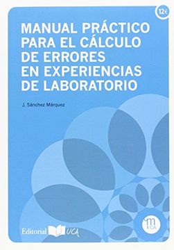 portada Manual Práctico Para el Cálculo de Errores en Experiencias de Laboratorio (Manuales. Química)