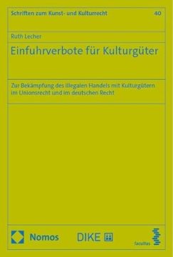 portada Einfuhrverbote f? R Kulturg? Ter (in German)