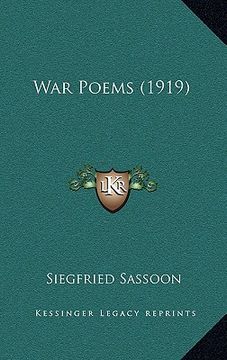 portada war poems (1919) (en Inglés)