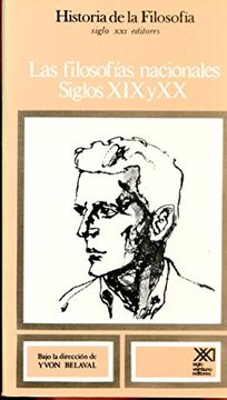 portada Historia de la Filosofia - las Filosofias Nacionales Siglos xix y xx Tomo 9
