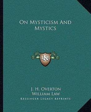 portada on mysticism and mystics
