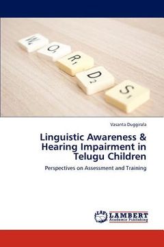 portada linguistic awareness & hearing impairment in telugu children (in English)