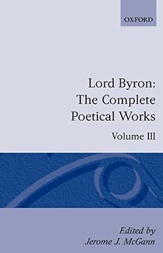portada The Complete Poetical Works: Volume Iii: Vol 3 (Oxford English Texts) (en Inglés)