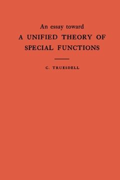 portada An Essay Toward a Unified Theory of Special Functions. (Am-18) (en Inglés)