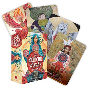 portada The Medicine Woman Oracle: Discover the Archetypes of the Divine Feminine (49 Gilded Cards and 196-Page Book) 
