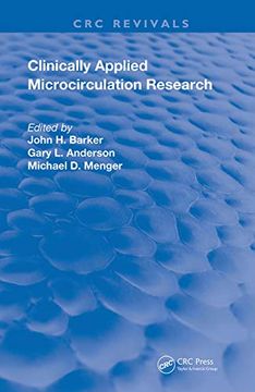portada Clinically Applied Microcirculation Research (Routledge Revivals) (in English)