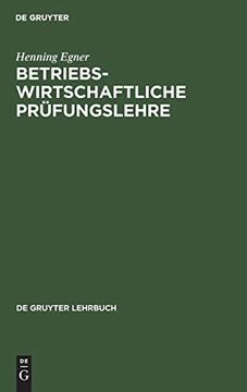 portada Betriebswirtschaftliche Prüfungslehre (in German)