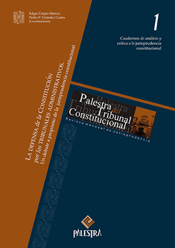 portada Defensa De La Constitucion Por Los Tribunales Administrativo (in Spanish)