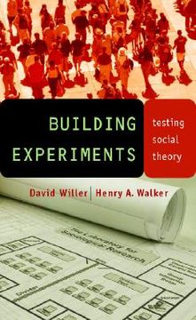 portada building experiments: testing social theory