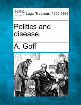 portada politics and disease. (en Inglés)