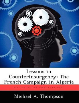 portada lessons in counterinsurgency: the french campaign in algeria (en Inglés)