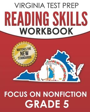 portada VIRGINIA TEST PREP Reading Skills Workbook Focus on Nonfiction Grade 5: Preparation for the SOL Reading Assessments (en Inglés)