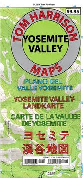 portada Yosemite Valley Map: Plano del Valle Yosemite- Yosemite Valley-Landkarte- Carte de La Vallee de Yosemite (Tom Harrison Maps)