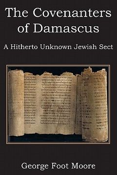 portada the covenanters of damascus, a hitherto unknown jewish sect