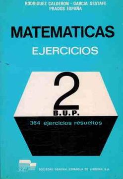 portada Matematicas, 2 Bup. Ejercicios