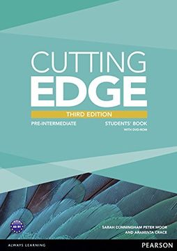 portada Cutting Edge 3rd Edition Pre-Intermediate Students' Book and dvd Pack (en Inglés)