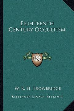 portada eighteenth century occultism