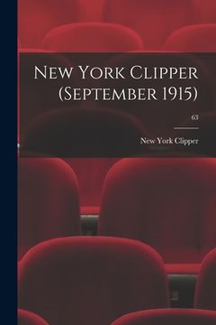 portada New York Clipper (September 1915); 63 (en Inglés)
