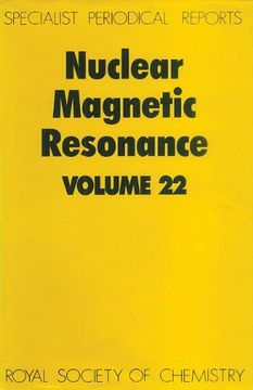 portada Nuclear Magnetic Resonance: Volume 22 (en Inglés)