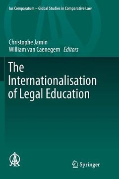 portada The Internationalisation of Legal Education (en Inglés)