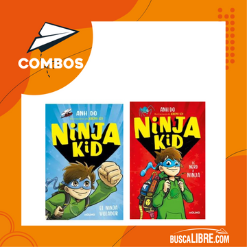 portada pack Ninja kid 1. De Nerd a Ninja - Ninja Kid 2. El ninja volador