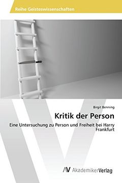 portada Kritik der Person (German Edition)