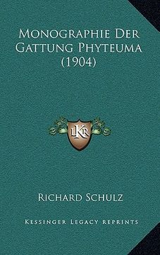 portada Monographie Der Gattung Phyteuma (1904) (en Alemán)