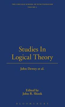 portada studies in logical theory (en Inglés)