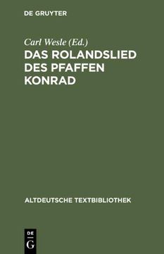 portada Das Rolandslied des Pfaffen Konrad (en Alemán)