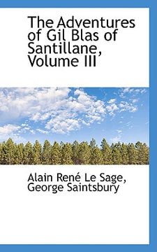 portada the adventures of gil blas of santillane, volume iii