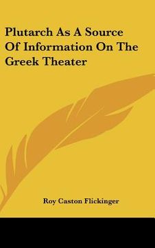 portada plutarch as a source of information on the greek theater (en Inglés)