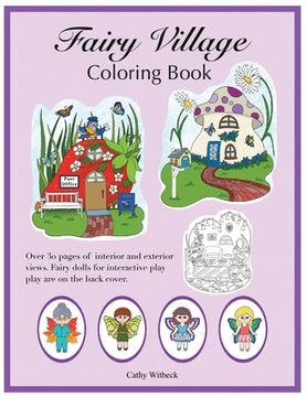 portada Fairy Village Coloring Book: A coloring book with fairy paper dolls (en Inglés)