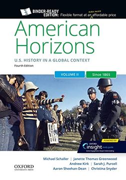 portada American Horizons: Us History in a Global Context, Volume Two: Since 1865 (en Inglés)
