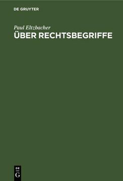 portada Über Rechtsbegriffe (in German)