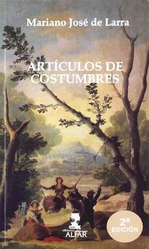 portada Artículos de Costumbre (Libros de Mejor Vista) (in Spanish)