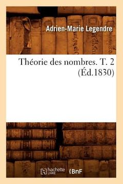 portada Théorie Des Nombres. T. 2 (Éd.1830) (in French)