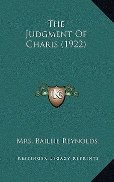 portada the judgment of charis (1922)