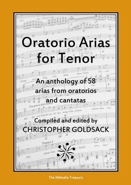 portada Oratorio Arias for Tenor: An anthology of 58 arias from oratorios for tenor