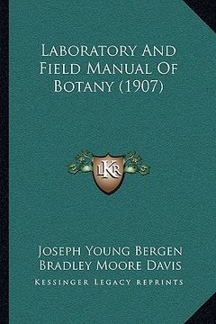 portada laboratory and field manual of botany (1907)