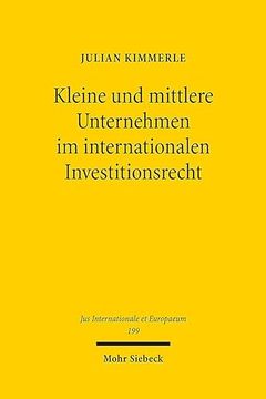 portada Kleine Und Mittlere Unternehmen Im Internationalen Investitionsrecht (in German)