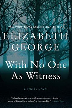portada With no one as Witness (Lynley Novel) (in English)
