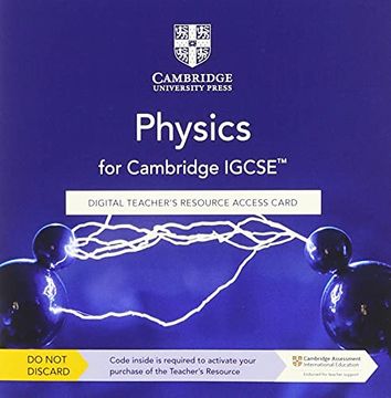 portada Cambridge Igcse™ Physics Digital Teacher's Resource Access Card (Cambridge International Igcse)