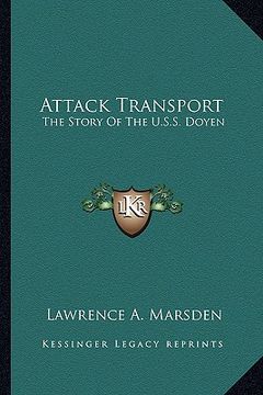 portada attack transport: the story of the u.s.s. doyen
